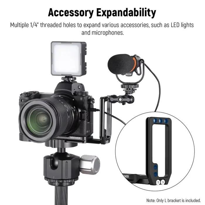 NEEpacks-Appareil photo à dégagement rapide en L, compatible avec Nikon Z5, Z6, Z7, Z6 II, Z7 II, pl