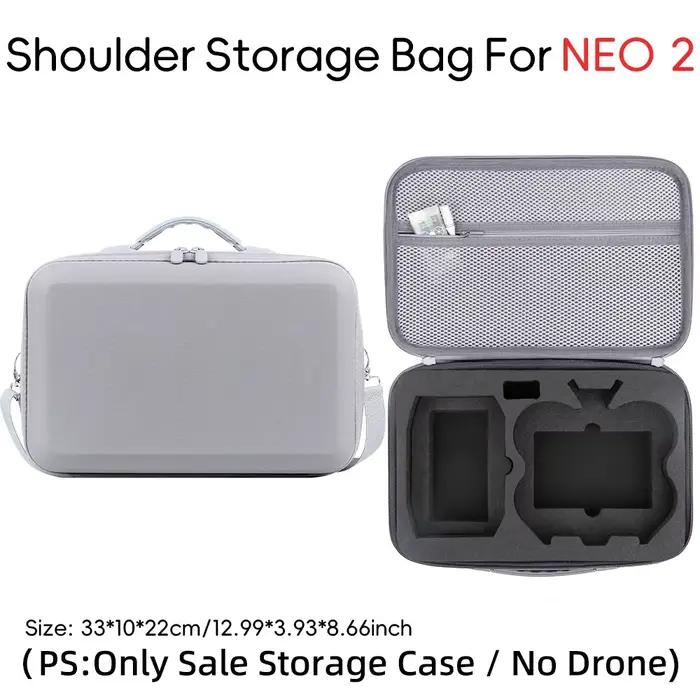 Boîte de rangement portable avec poignée de protection rigide pour accessoires DJI NEO 2 Drone Fly More Combo