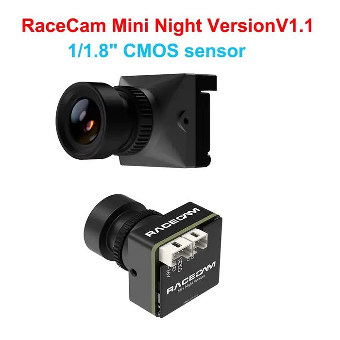 IFlight RaceCam Mini Night V1.1 1500TVL WDR Caméra FPV Vision Nocturne Ultra Faible Luminosité PAL/NTSC CVBS pour Drone