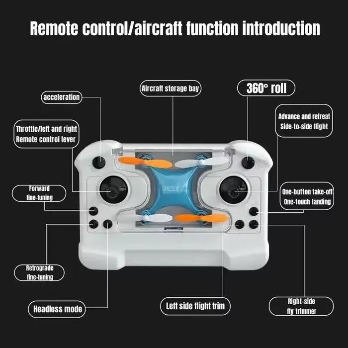 Drone Mini Avion Télécommandé Nouveau Jouet pour Enfants Micro