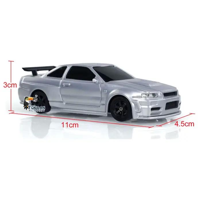 1/43 RTR RC Drift Race Car Gyro 4WD prêt à l'emploi Mini voiture jouet véhicule à grande vitesse peint modèle fini jouets pour garçons cadeaux