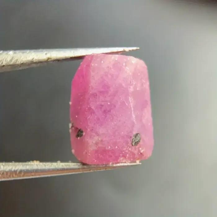 Gravier de Corindon Rouge Naturel, Spécimen Minéral Brut Rare, Objets de Collection, Utilisé pour la Fabrication de Bijoux, la Décoration de Jardin et de Maison