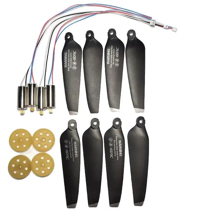 4DRC F10 4D-F10 Rc Drone quadrirotor pièces de rechange pales hélices moteurs engrenages roulements de mise à niveau