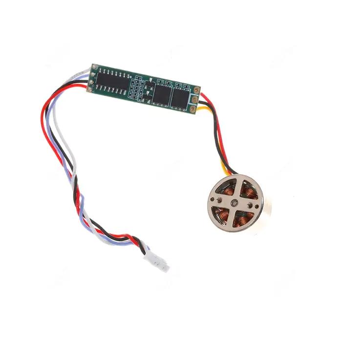 Mini moteur brushless 18 mm avec carte de commande ESC 2S DC 7,4 V 2100 KV pour drone, avec réglage électrique