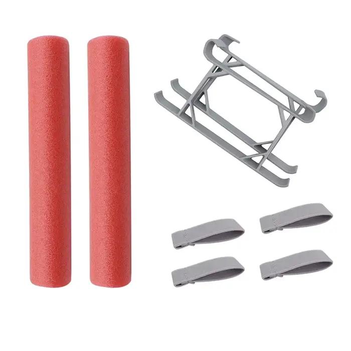 Kit de train d'atterrissage pour drone DJI Lito1/X1 avec barre de flottabilité pour atterrissage aquatique accessoire de drone support de flottabilité béquille occaSIONS spéciales探险时水陆两用无人机着陆装置套装