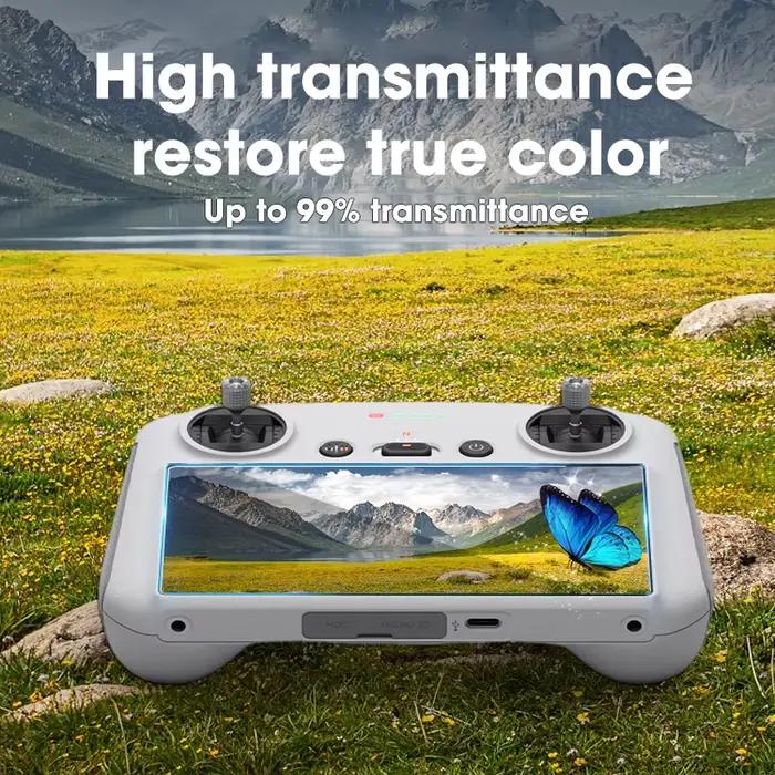Protecteur d'écran transparent pour télécommande de Drone