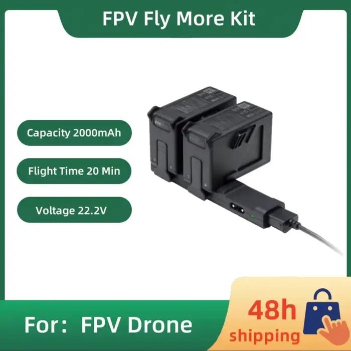Batterie de vol intelligente plus Kit 2000mAh pour drone DJI FPV