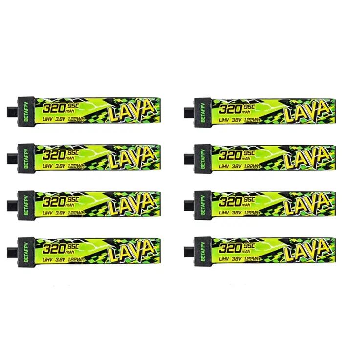 BETAFPV LAVA II 1S 320 mah 3.8 V 95C batterie BT2.0 connecteur pour Air65