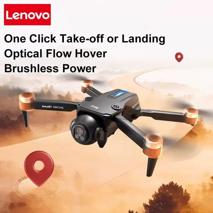 Drone RC Lenovo D18 GPS 8K avec double caméra HD aérienne