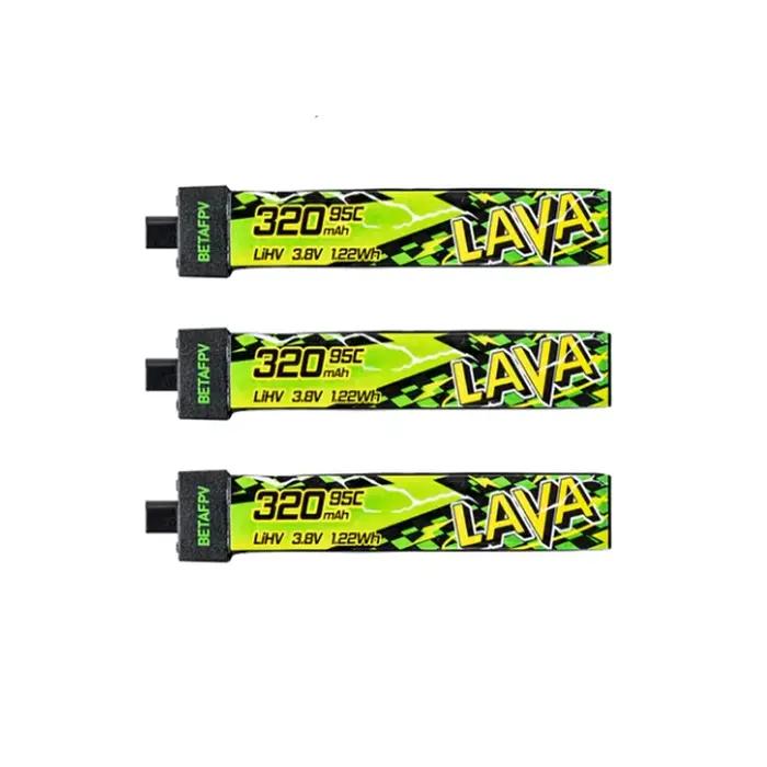 BETAFPV LAVA II 1S 320 mah 3.8 V 95C batterie BT2.0 connecteur pour Air65