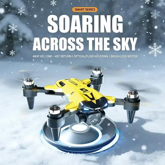 Nouveau Drone M5 2026 avec Caméra Triple HD 8K, GPS et Évitement d'Obstacles, Hélicoptère 360° °   Jouets Quadricoptères Pliables avec Positionnement GPS et Télécommande