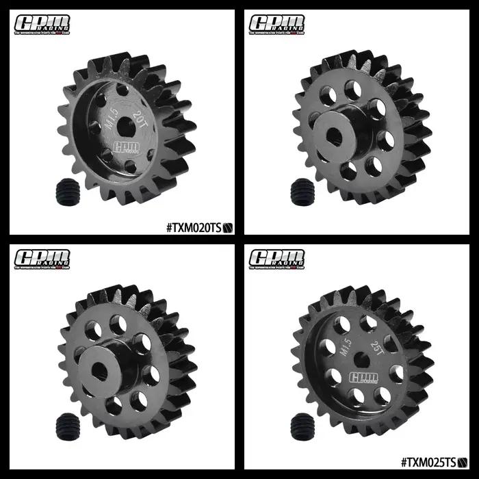 Engrenage de moteur en acier GPM 40Cr 20T/25T pour TRAXXAS 1/5 X-MAXX 6S/8S / 1/6 XRT 8S 78086-4
