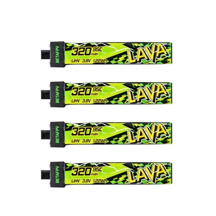 BETAFPV LAVA II 1S 320 mah 3.8 V 95C batterie BT2.0 connecteur pour Air65
