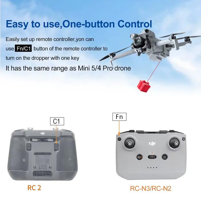 Système de largage aérien pour drone DJI Mini 5 Pro/Mini 4 Pro