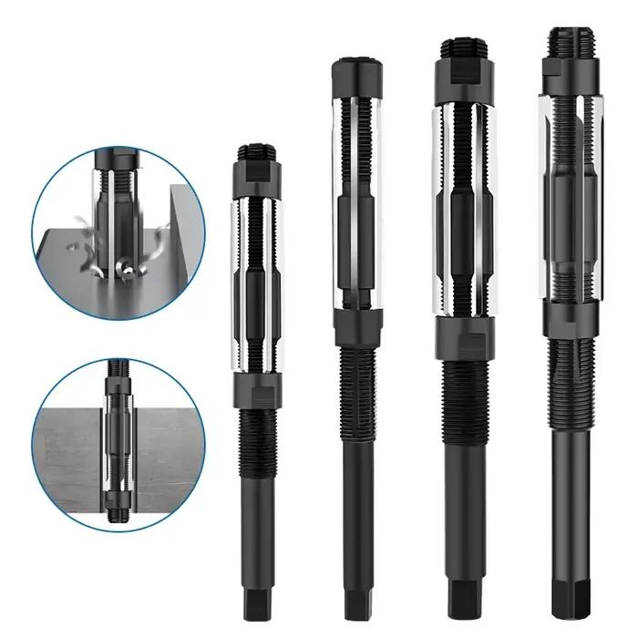 Alésoir manuel réglable 6-84 mm, utilisé pour l'alésage manuel, le débavurage et les outils de coupe de précision. Outil à main