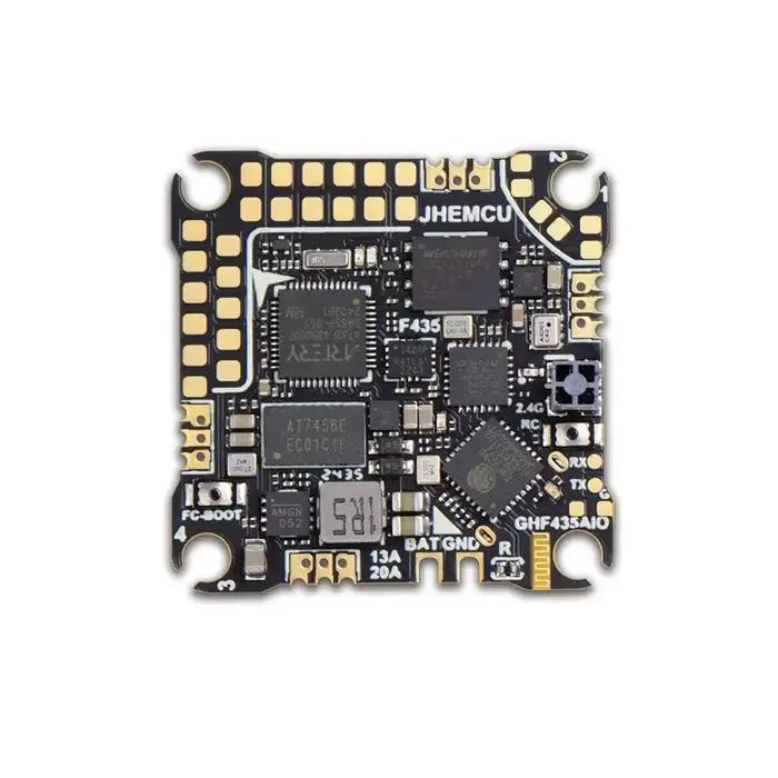 Contrôleur de vol GHF435AIO 20A 2-4S avec OSD Baro Blackbox 16 mo GPS récepteur ELRS 2.4G intégré pour Drone RC FPV Freestyle