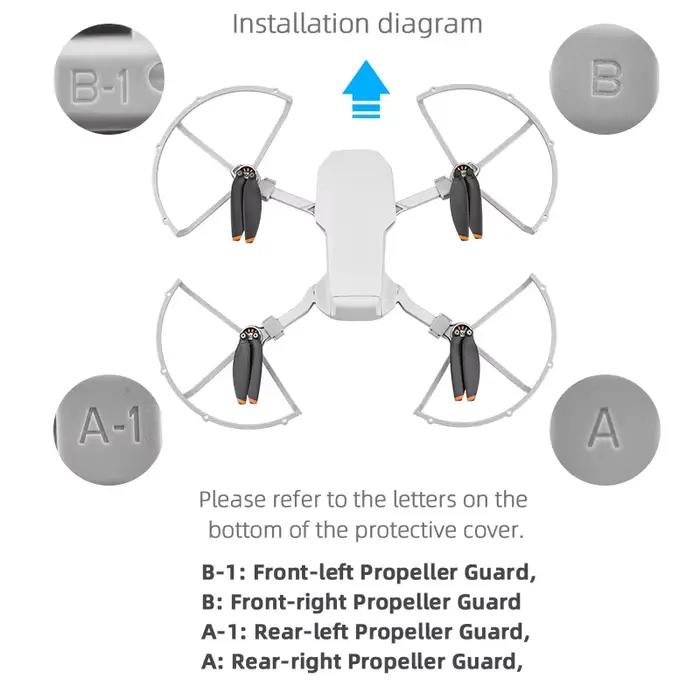 BRDRC – garde d'hélice pour Drone DJI Mini 4K/Mini 2/Min1/Mini 2 SE