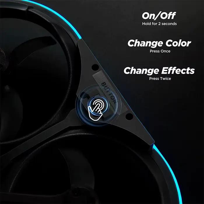 VIFLY Duct Guards Bumper LED Strip Colorful Lightweight For FPV DJI Avata 2 Drone Whoop Quadcopter