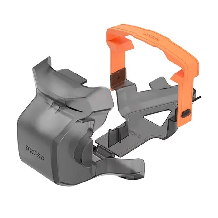 Accessoire de protection pour drone DJI Mavic 3 Pro avec cache d'objectif et support d'hélices en ABS et silicone pour rangement sécurisé et protection contre les dommages