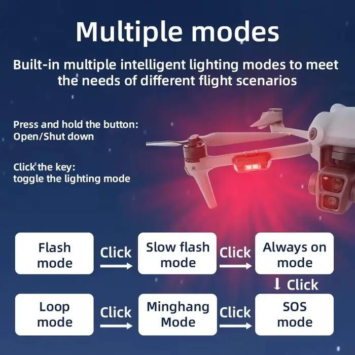 Mini lampe de poche pour Drone Dji