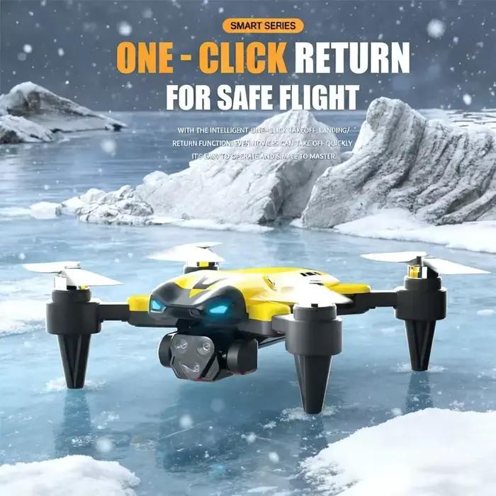 Nouveau Drone M5 2026 avec Caméra Triple HD 8K, GPS et Évitement d'Obstacles, Hélicoptère 360° °   Jouets Quadricoptères Pliables avec Positionnement GPS et Télécommande