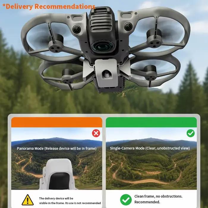 Système de largage aérien 12KM pour DJI Avata 360 – Accessoire de drone