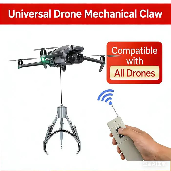 Griffe mécanique universelle pour drone