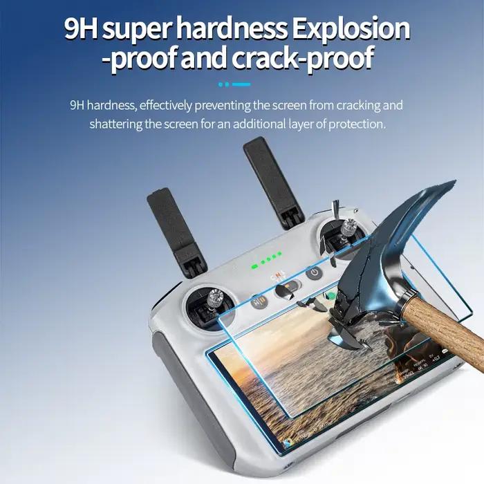 Compatible avec le film de télécommande DJI Air3/Mini4 Pro RC/RC2 pour drones DJI.