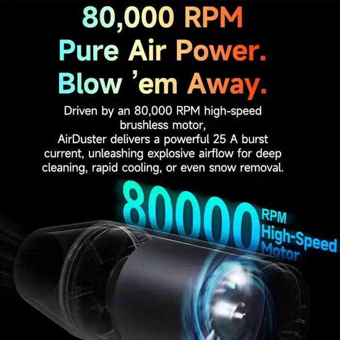 Souffleur d'air sans fil SKYRC RC AirDuster 80000RPM