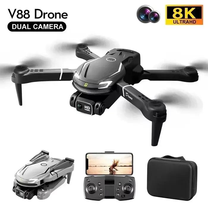 Drone Lenovo V88 8K 5G Professionnel avec Double Caméra HD pour Photographie Aérienne et Télécommande 15000M Occasions Spéciales