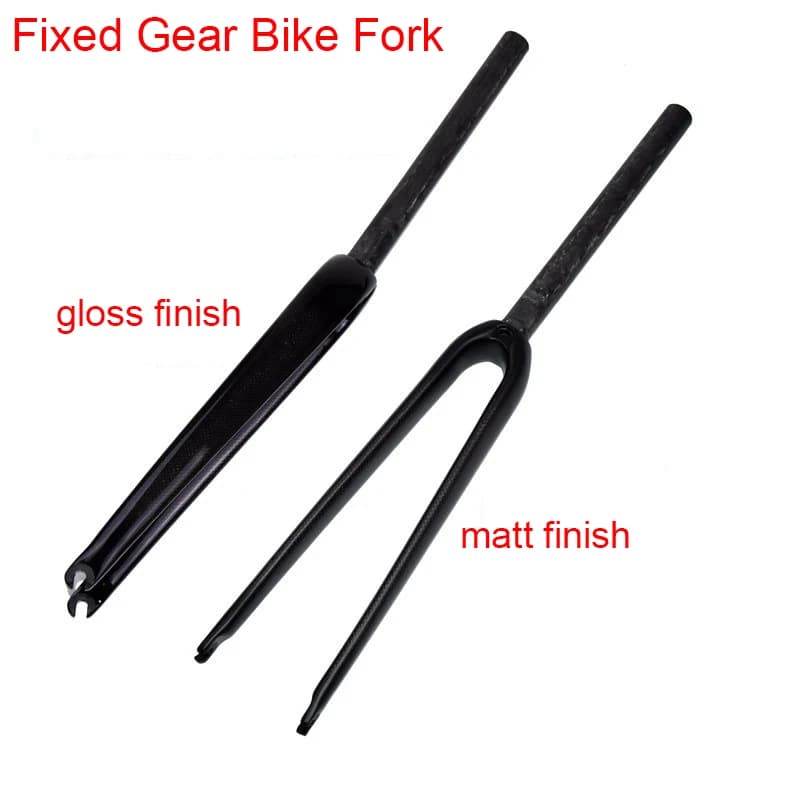 Fourche avant rigide en fibre de carbone 3K, brillante et mate, 700C Racing Partners Gear Bike, vélo