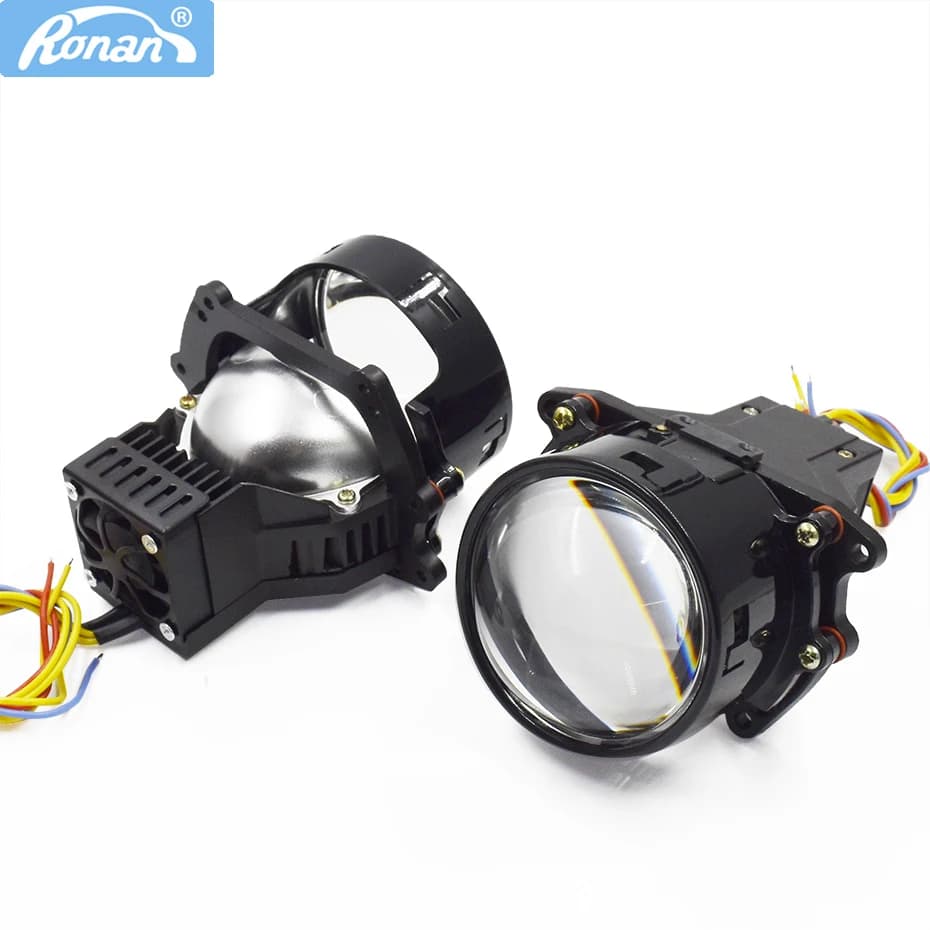 RONAN – lentille de phare Led 3.0 pouces, 45W Bi, deux réflexes, 2000LM, 5500K, pour Hella 3R G5 Hi