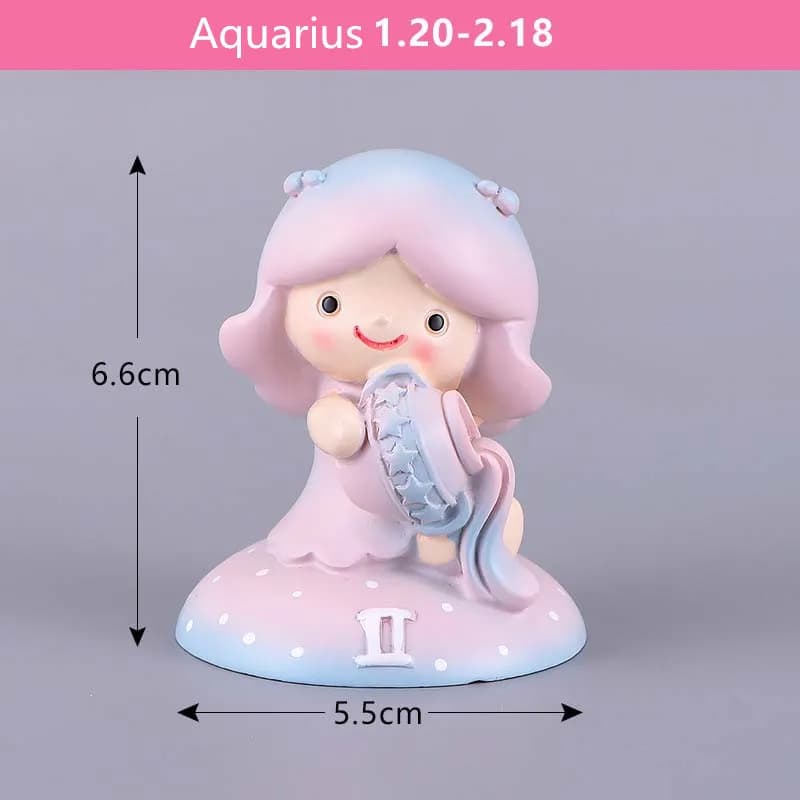 Figurines douze Constellations, 1 pièce, modèle de Statues, Sculptures modernes, artisanat en résine