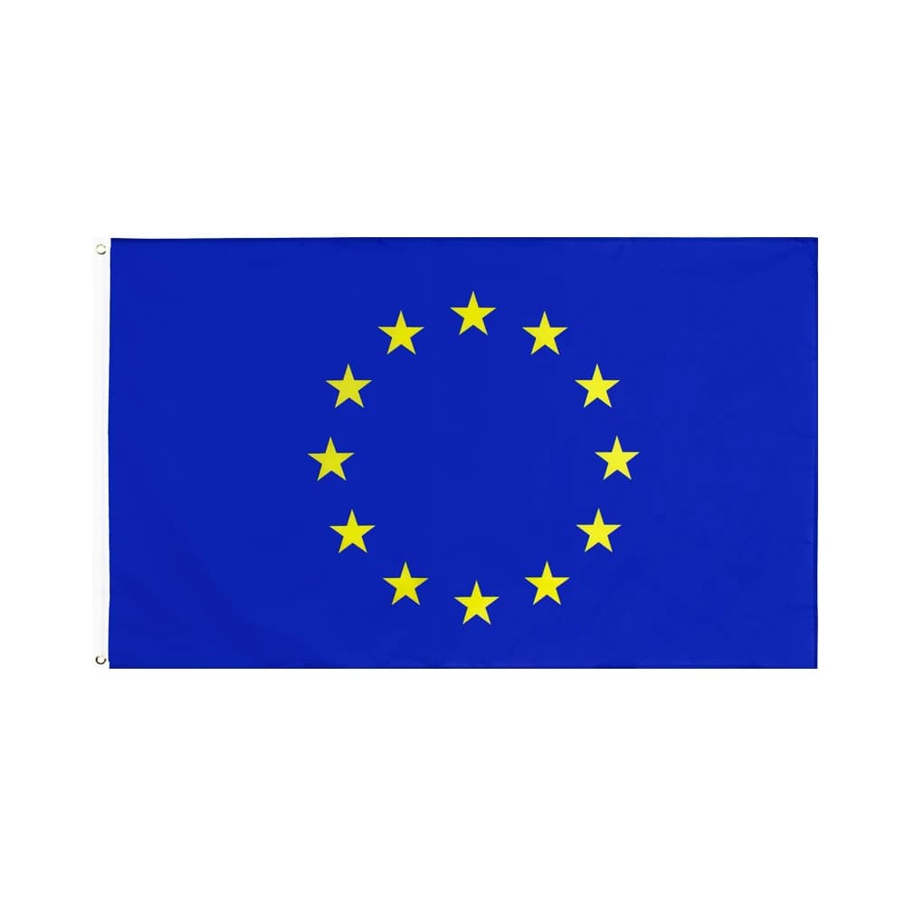 FLAGHUB-Grand Emblème en Super Polyester de 60x90 et 90x150cm, Décoration de l'Union Européenne