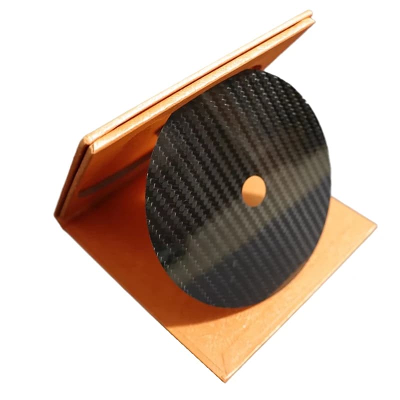 Tapis de disque de bande CD en Fiber de carbone haut de gamme, tapis de réglage de Base, platine Aud