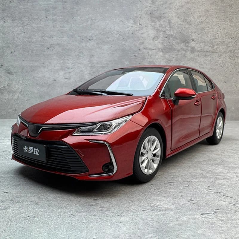 Modèle de voiture en alliage Corolla 12e génération 2019 à l'échelle 1:18, original d'usine, objet d