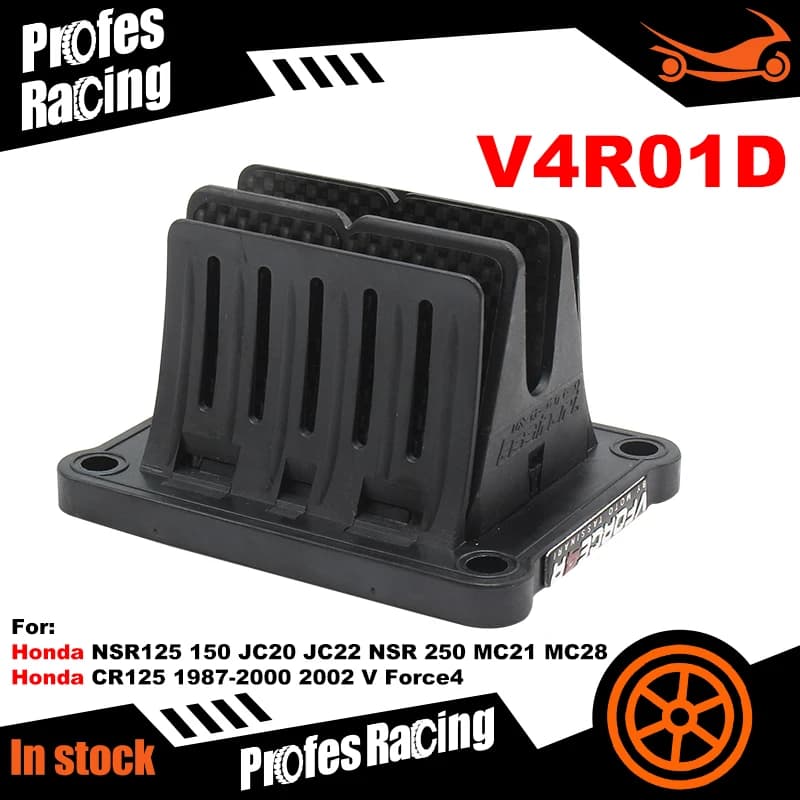 Vanne à roseaux de moto pour Honda Nbackpack, fibre de carbone et plastique, V-Force 4R, 125, JC20, 