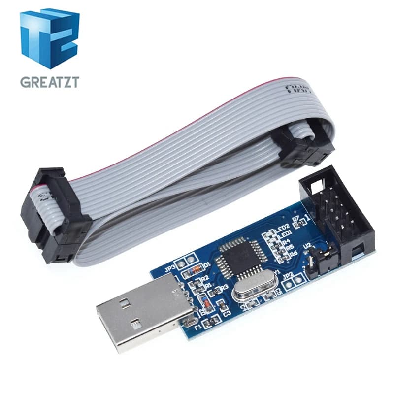 Programmeur USBASP USBISP AVR GREATZT, prise en charge de Win7 64K