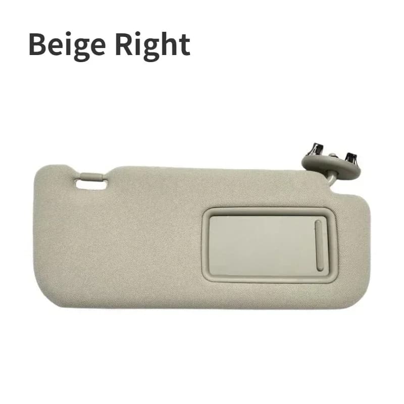 Pare-soleil intérieur de voiture avec miroir, pare-soleil Beige et gris, côté conducteur gauche droi