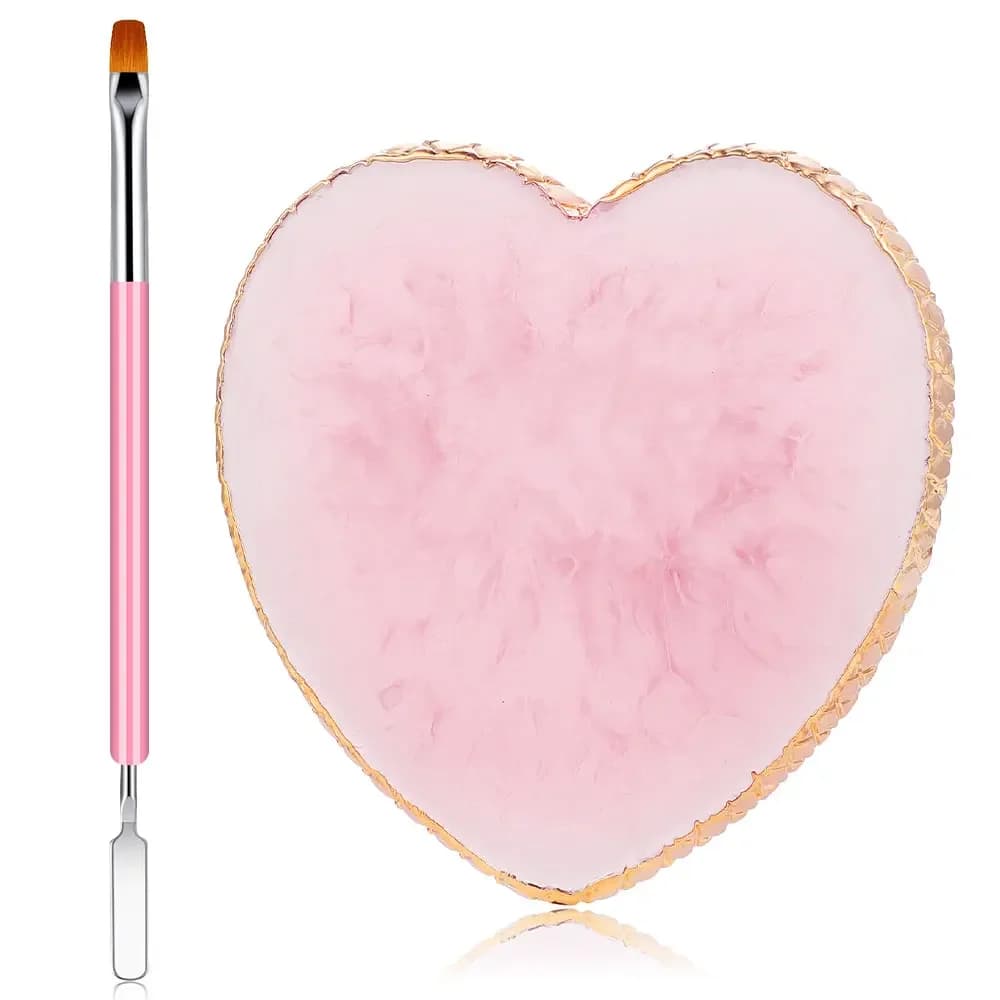 Palette et brosse pour Nail Art, pointe de conception, peinture, dessin, affichage, sculpture, stylo