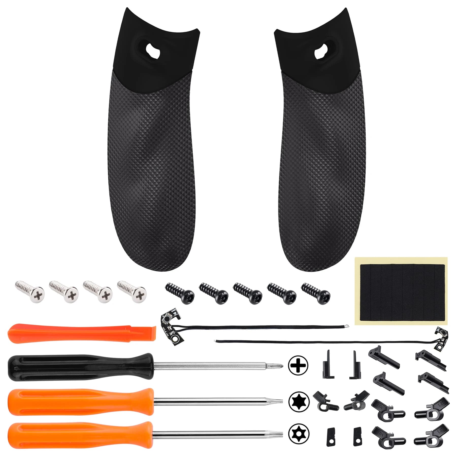 eXtremeRate Flexor Clicky poignées de Rail latéral caoutchoutées Kit d'arrêt de déclenchement antidé