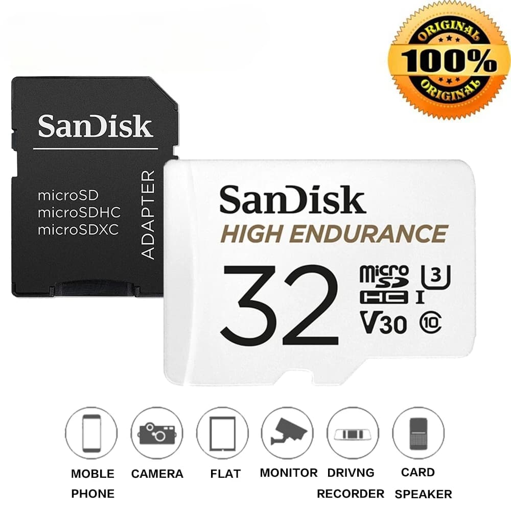 Carte vidéo Micro SDXC lecture 100 mo/s MobileMate haute Endurance C10 4K UHD-I cartes mémoire micro