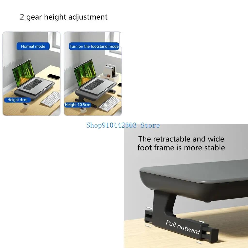 Support moniteur ergonomique L4MD, support d'écran Multiple taille pour ordinateur portable