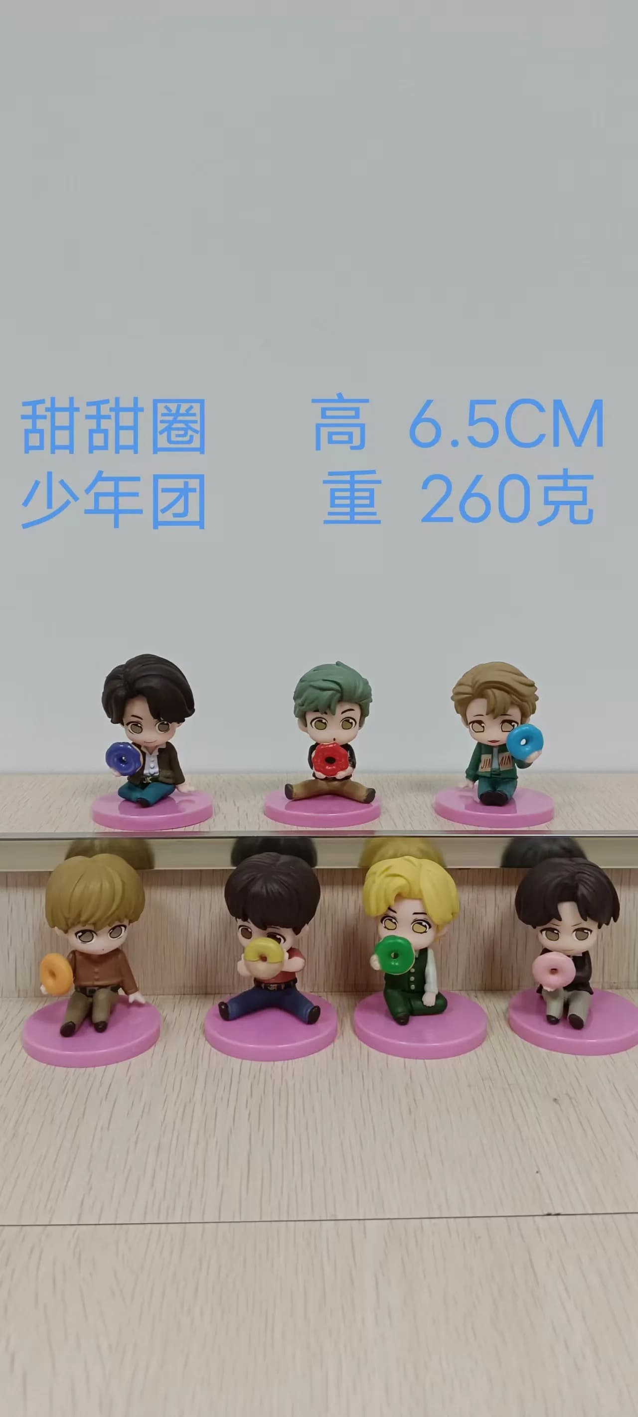 Série complète Bangtan Boys 7 pièces/ensemble Figurines de collection Modèles de poupées Jouets Rm J