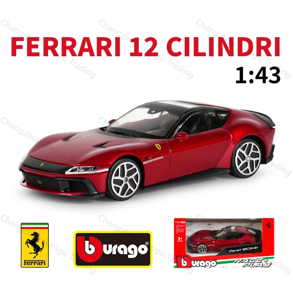 Bburago 1:43 Ferrari 488 F40 599 250 458 F12 Portofino 812 Roma SP1 SF90 F8 246 Enzo Simulation stat