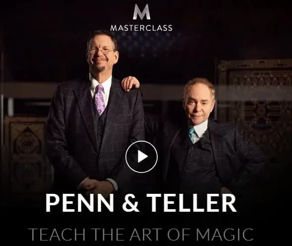 MasterClass |   Penn & Teller enseigner l'art de la magie-tours de magie