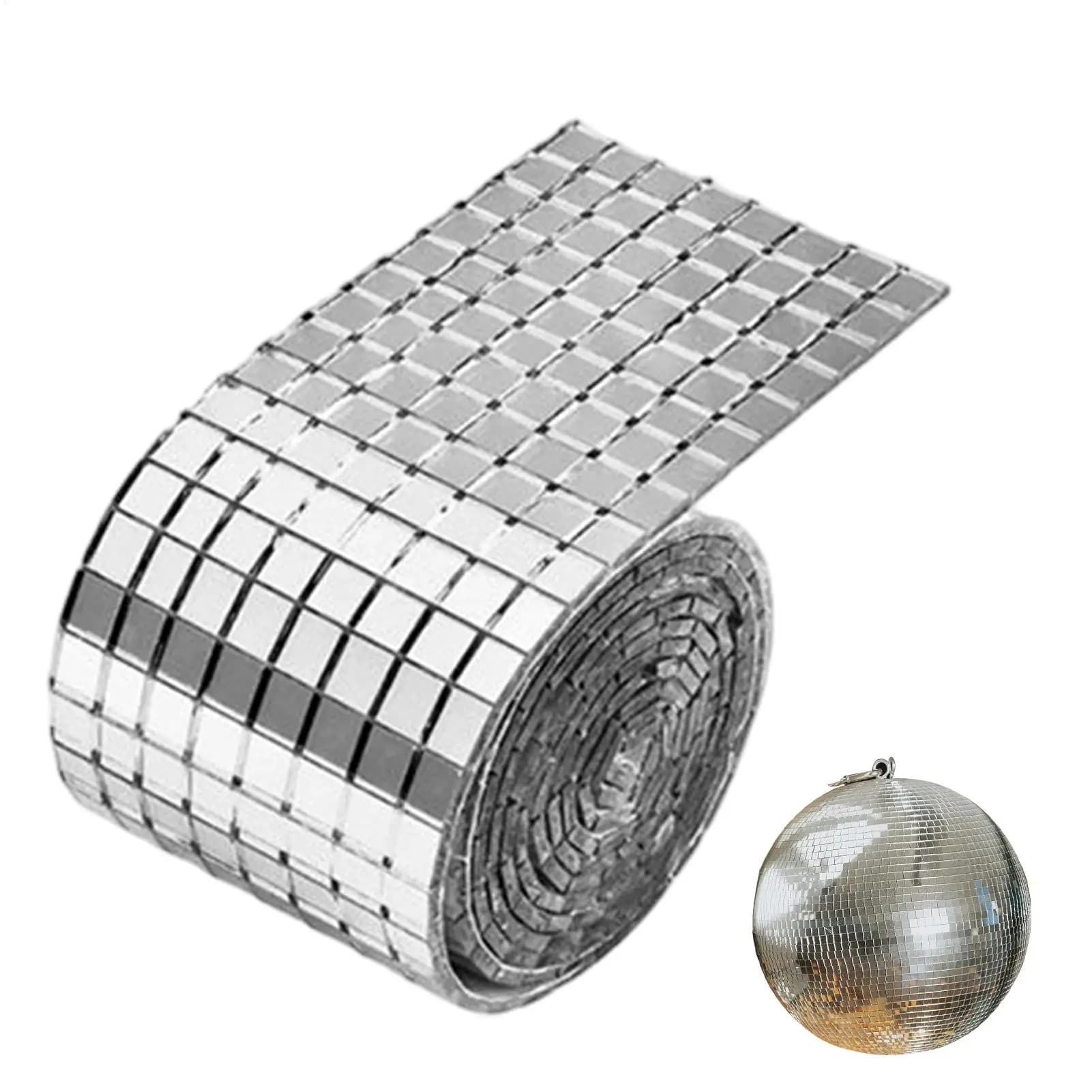 Tuiles de mosaïque miroir auto-adhésives en grille, tuiles de mosaïque carrées, feuilles de mosaïque
