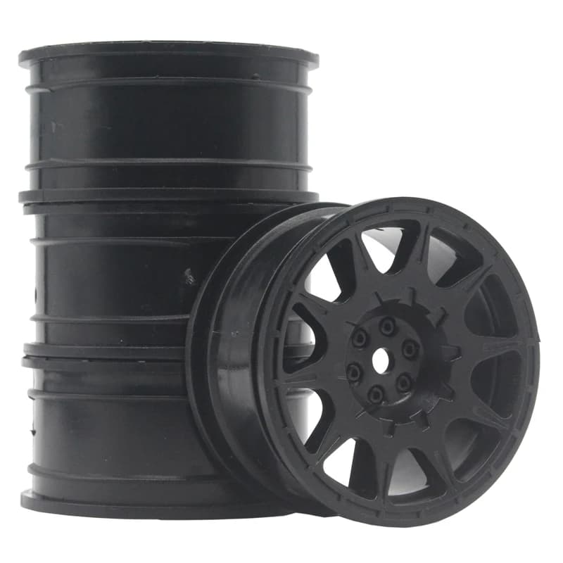 Jantes de voiture de rallye RC 1/10, hexagonaux de 12mm, pour camion, dérive sur route, voiture de c