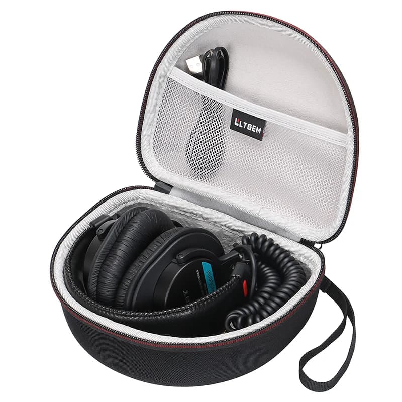 LTGEM – étui rigide EVA pour Sony MDR7506, sac de rangement professionnel à grand diaphragme pour pr