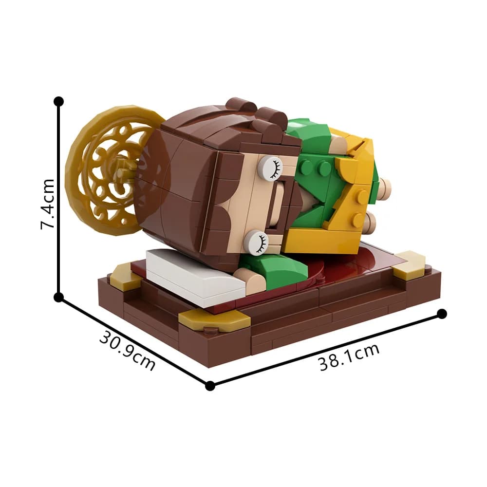 MOC St. Joseph bloc de construction dormir Saint Joseph parrain de l'église figurine brique bricolag